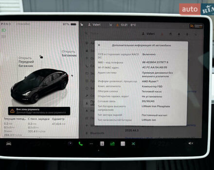 Чорний Тесла Модель 3, об'ємом двигуна 0 л та пробігом 47 тис. км за 22300 $, фото 19 на Automoto.ua