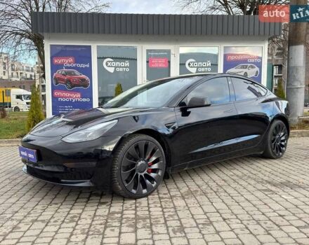 Чорний Тесла Модель 3, об'ємом двигуна 0 л та пробігом 75 тис. км за 27500 $, фото 2 на Automoto.ua
