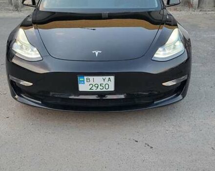 Черный Тесла Модель 3, объемом двигателя 0 л и пробегом 56 тыс. км за 21500 $, фото 1 на Automoto.ua