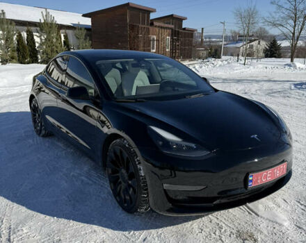 Чорний Тесла Модель 3, об'ємом двигуна 0 л та пробігом 43 тис. км за 22500 $, фото 1 на Automoto.ua
