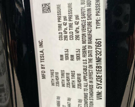Чорний Тесла Модель 3, об'ємом двигуна 0 л та пробігом 146 тис. км за 20800 $, фото 33 на Automoto.ua