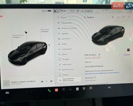 Черный Тесла Модель 3, объемом двигателя 0 л и пробегом 2 тыс. км за 29950 $, фото 10 на Automoto.ua