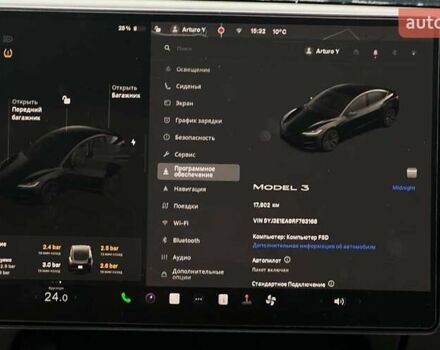 Тесла Модель 3 2024 у Івано-Франківську на Automoto.ua Чорний Тесла Модель 3, об'ємом двигуна 0 л та пробігом 17 тис. км за 30400 $, фото 17 на Automoto.ua