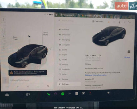 Тесла Модель 3 2024 в Киеве на Automoto.ua Черный Тесла Модель 3, объемом двигателя 0 л и пробегом 13 тыс. км за 29000 $, фото 12 на Automoto.ua
