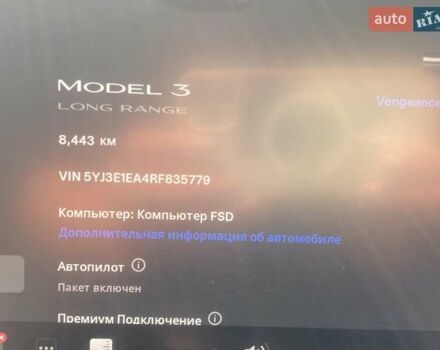 Черный Тесла Модель 3, объемом двигателя 0 л и пробегом 8 тыс. км за 28500 $, фото 11 на Automoto.ua