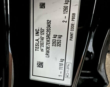 Черный Тесла Модель 3, объемом двигателя 0 л и пробегом 21 тыс. км за 21700 $, фото 18 на Automoto.ua