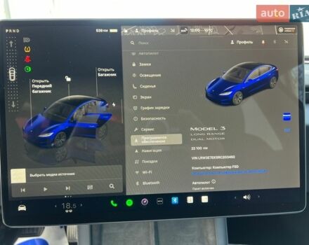 Чорний Тесла Модель 3, об'ємом двигуна 0 л та пробігом 22 тис. км за 30900 $, фото 30 на Automoto.ua