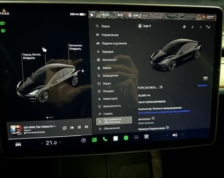 Черный Тесла Модель 3, объемом двигателя 0 л и пробегом 84 тыс. км за 19500 $, фото 6 на Automoto.ua