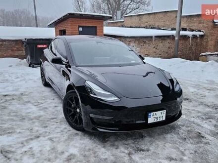 Черный Тесла Модель 3, объемом двигателя 0 л и пробегом 73 тыс. км за 18300 $, фото 1 на Automoto.ua