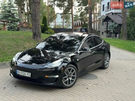 Черный Тесла Модель 3, объемом двигателя 0 л и пробегом 122 тыс. км за 14600 $, фото 1 на Automoto.ua