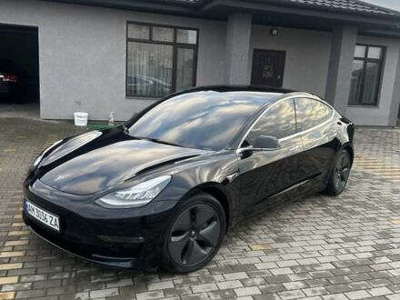 Черный Тесла Модель 3, объемом двигателя 0 л и пробегом 65 тыс. км за 19500 $, фото 1 на Automoto.ua