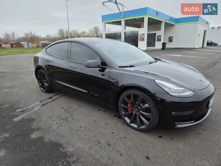 Черный Тесла Модель 3, объемом двигателя 0 л и пробегом 91 тыс. км за 21700 $, фото 1 на Automoto.ua