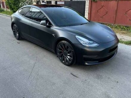 Черный Тесла Модель 3, объемом двигателя 0 л и пробегом 45 тыс. км за 16000 $, фото 1 на Automoto.ua
