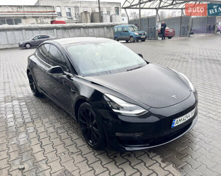 Черный Тесла Модель 3, объемом двигателя 0 л и пробегом 136 тыс. км за 15000 $, фото 1 на Automoto.ua