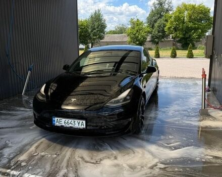 Черный Тесла Модель 3, объемом двигателя 0 л и пробегом 94 тыс. км за 26500 $, фото 1 на Automoto.ua