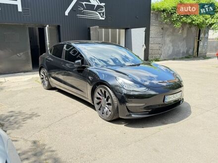 Черный Тесла Модель 3, объемом двигателя 0 л и пробегом 120 тыс. км за 21600 $, фото 1 на Automoto.ua