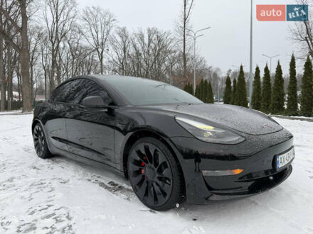 Черный Тесла Модель 3, объемом двигателя 0 л и пробегом 49 тыс. км за 25500 $, фото 1 на Automoto.ua