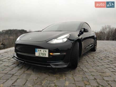 Черный Тесла Модель 3, объемом двигателя 0 л и пробегом 40 тыс. км за 26500 $, фото 1 на Automoto.ua