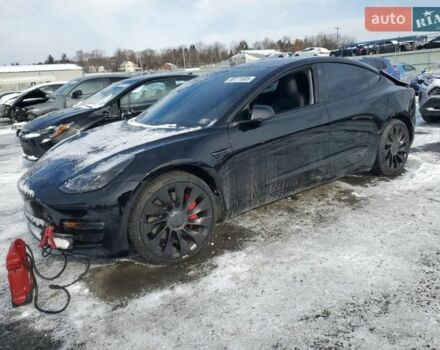 Черный Тесла Модель 3, объемом двигателя 0 л и пробегом 37 тыс. км за 6000 $, фото 1 на Automoto.ua