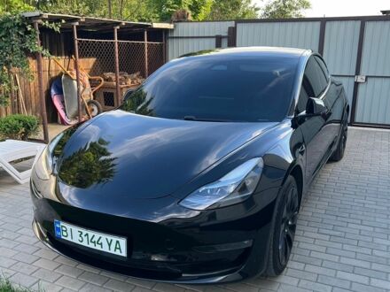 Черный Тесла Модель 3, объемом двигателя 0 л и пробегом 40 тыс. км за 21500 $, фото 1 на Automoto.ua