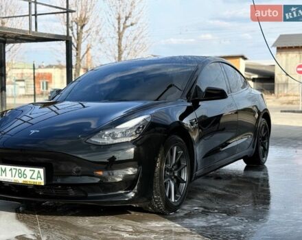 Черный Тесла Модель 3, объемом двигателя 0 л и пробегом 41 тыс. км за 22000 $, фото 1 на Automoto.ua