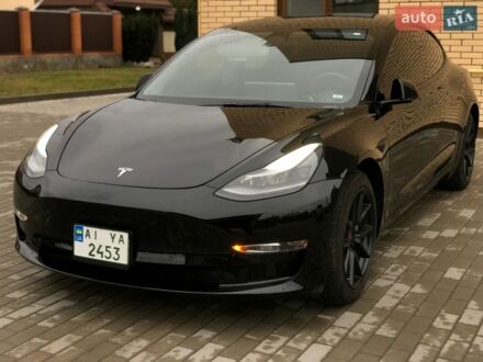 Чорний Тесла Модель 3, об'ємом двигуна 0 л та пробігом 50 тис. км за 23200 $, фото 1 на Automoto.ua