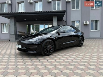 Черный Тесла Модель 3, объемом двигателя 0 л и пробегом 44 тыс. км за 22981 $, фото 1 на Automoto.ua