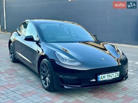 Черный Тесла Модель 3, объемом двигателя 0 л и пробегом 41 тыс. км за 23000 $, фото 1 на Automoto.ua
