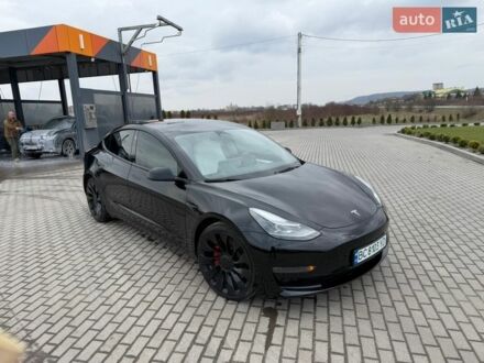 Черный Тесла Модель 3, объемом двигателя 0 л и пробегом 43 тыс. км за 21999 $, фото 1 на Automoto.ua