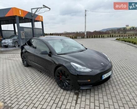 Черный Тесла Модель 3, объемом двигателя 0 л и пробегом 43 тыс. км за 21999 $, фото 1 на Automoto.ua
