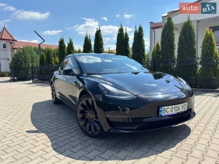 Чорний Тесла Модель 3, об'ємом двигуна 0 л та пробігом 78 тис. км за 21800 $, фото 1 на Automoto.ua