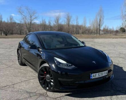 Чорний Тесла Модель 3, об'ємом двигуна 0 л та пробігом 43 тис. км за 17500 $, фото 1 на Automoto.ua