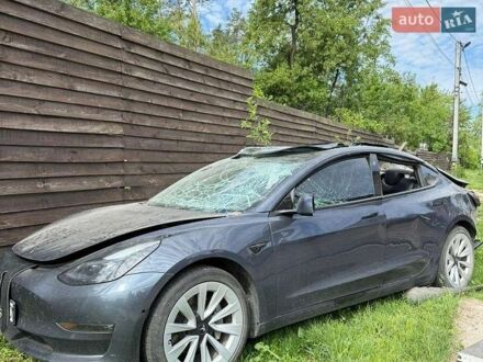 Черный Тесла Модель 3, объемом двигателя 0 л и пробегом 40 тыс. км за 8000 $, фото 1 на Automoto.ua