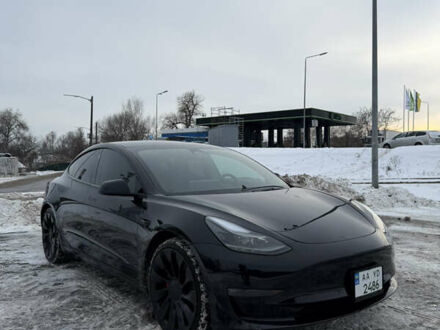 Черный Тесла Модель 3, объемом двигателя 0 л и пробегом 48 тыс. км за 26500 $, фото 1 на Automoto.ua