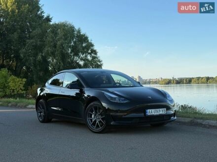 Черный Тесла Модель 3, объемом двигателя 0 л и пробегом 53 тыс. км за 21558 $, фото 1 на Automoto.ua