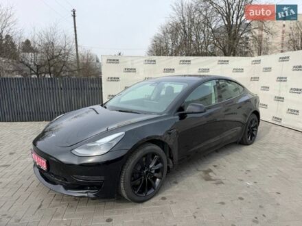 Черный Тесла Модель 3, объемом двигателя 0 л и пробегом 46 тыс. км за 17199 $, фото 1 на Automoto.ua