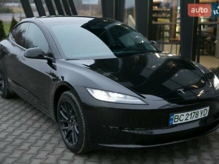 Черный Тесла Модель 3, объемом двигателя 0 л и пробегом 4 тыс. км за 28500 $, фото 1 на Automoto.ua