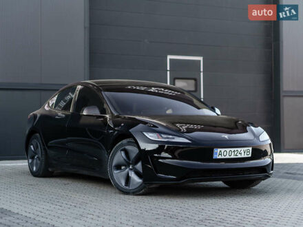 Черный Тесла Модель 3, объемом двигателя 0 л и пробегом 16 тыс. км за 32000 $, фото 1 на Automoto.ua