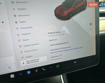 Червоний Тесла Модель 3, об'ємом двигуна 0 л та пробігом 92 тис. км за 15200 $, фото 16 на Automoto.ua