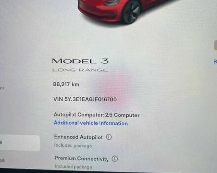 Красный Тесла Модель 3, объемом двигателя 0 л и пробегом 88 тыс. км за 30000 $, фото 12 на Automoto.ua
