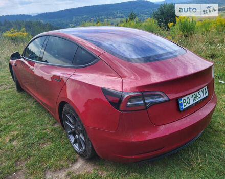 Красный Тесла Модель 3, объемом двигателя 0 л и пробегом 120 тыс. км за 18900 $, фото 1 на Automoto.ua