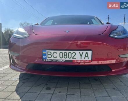 Красный Тесла Модель 3, объемом двигателя 0 л и пробегом 140 тыс. км за 17400 $, фото 1 на Automoto.ua