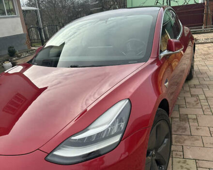 Красный Тесла Модель 3, объемом двигателя 0 л и пробегом 113 тыс. км за 14990 $, фото 1 на Automoto.ua