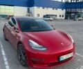 Красный Тесла Модель 3, объемом двигателя 0 л и пробегом 201 тыс. км за 15700 $, фото 1 на Automoto.ua