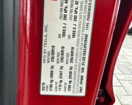 Червоний Тесла Модель 3, об'ємом двигуна 0 л та пробігом 152 тис. км за 12700 $, фото 7 на Automoto.ua
