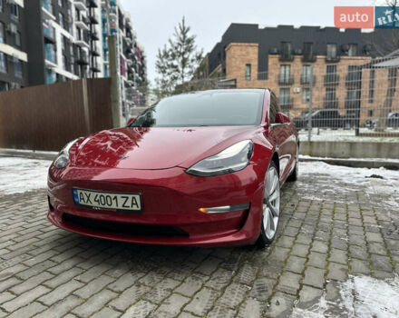 Красный Тесла Модель 3, объемом двигателя 0 л и пробегом 105 тыс. км за 18999 $, фото 2 на Automoto.ua