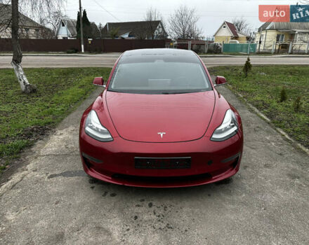 Красный Тесла Модель 3, объемом двигателя 0 л и пробегом 255 тыс. км за 13700 $, фото 1 на Automoto.ua