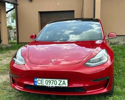Тесла Модель 3 2019 в Черновцах на Automoto.ua Красный Тесла Модель 3, объемом двигателя 0 л и пробегом 117 тыс. км за 17500 $, фото 3 на Automoto.ua