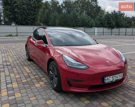 Красный Тесла Модель 3, объемом двигателя 0 л и пробегом 67 тыс. км за 16000 $, фото 3 на Automoto.ua