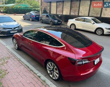 Червоний Тесла Модель 3, об'ємом двигуна 0 л та пробігом 63 тис. км за 21000 $, фото 1 на Automoto.ua